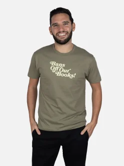 Bans Off Our Books Unisex T-Shirt (Green)