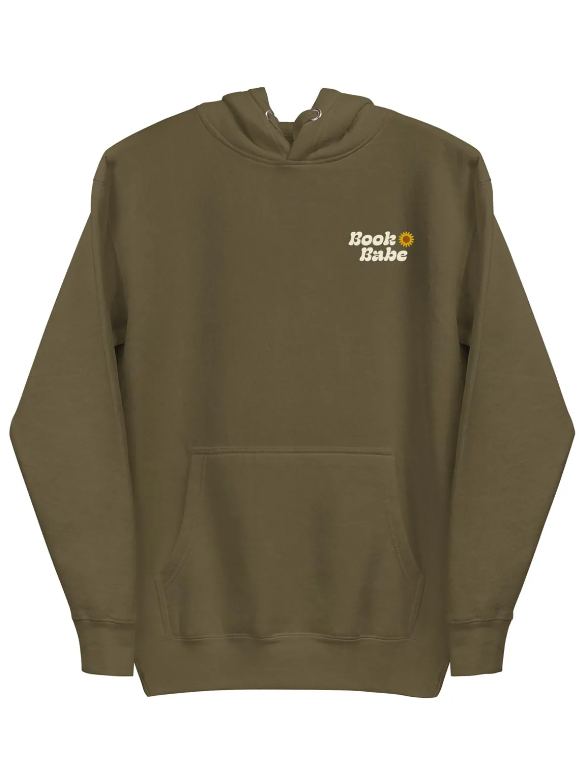 Book Babe Embroidered Unisex Hoodie (Print Shop)
