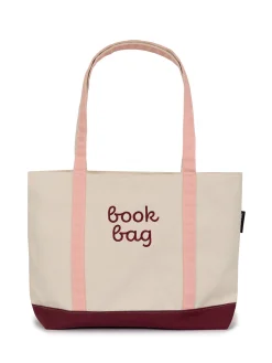 Book Bag large zippered tote