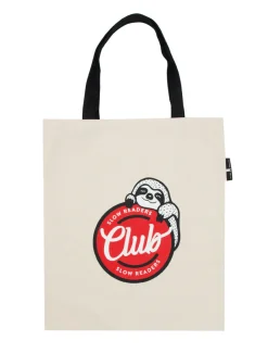 Book Sloth - Let's Hang and Read tote bag