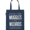 Books Turn Muggles into Wizards tote bag