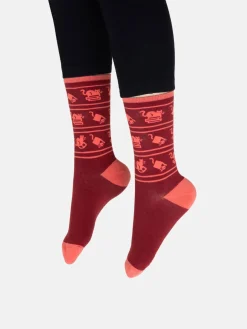Cats and Stacks socks