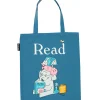 ELEPHANT & PIGGIE Read tote bag
