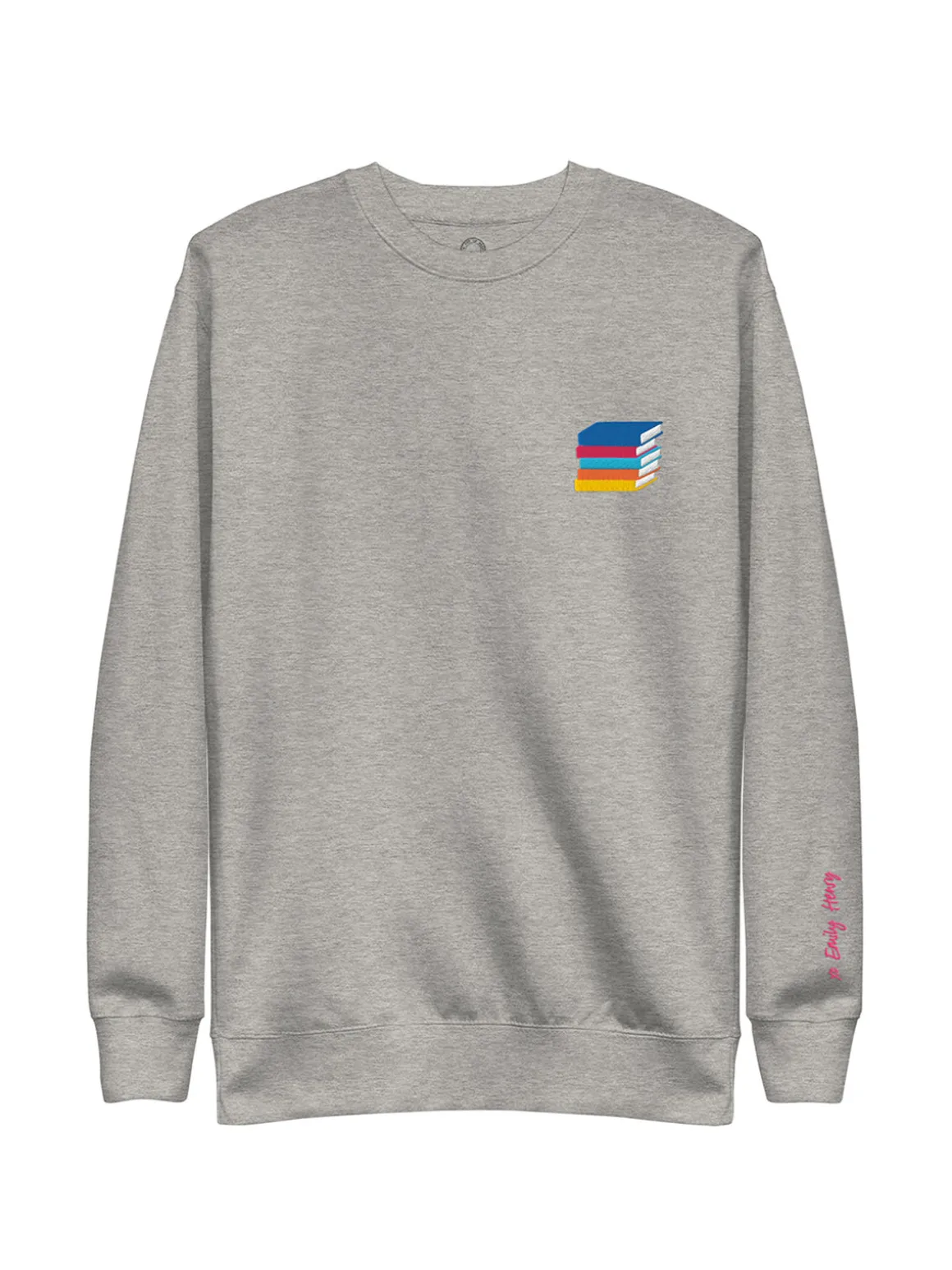 Emily Henry - Books Are My Happy Place Embroidered Unisex Sweatshirt (Print Shop)