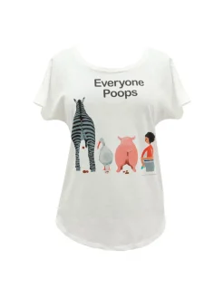 Everyone Poops Women’s Relaxed Fit T-Shirt