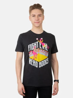 Fight Evil, Read Books Unisex T-Shirt (2019)