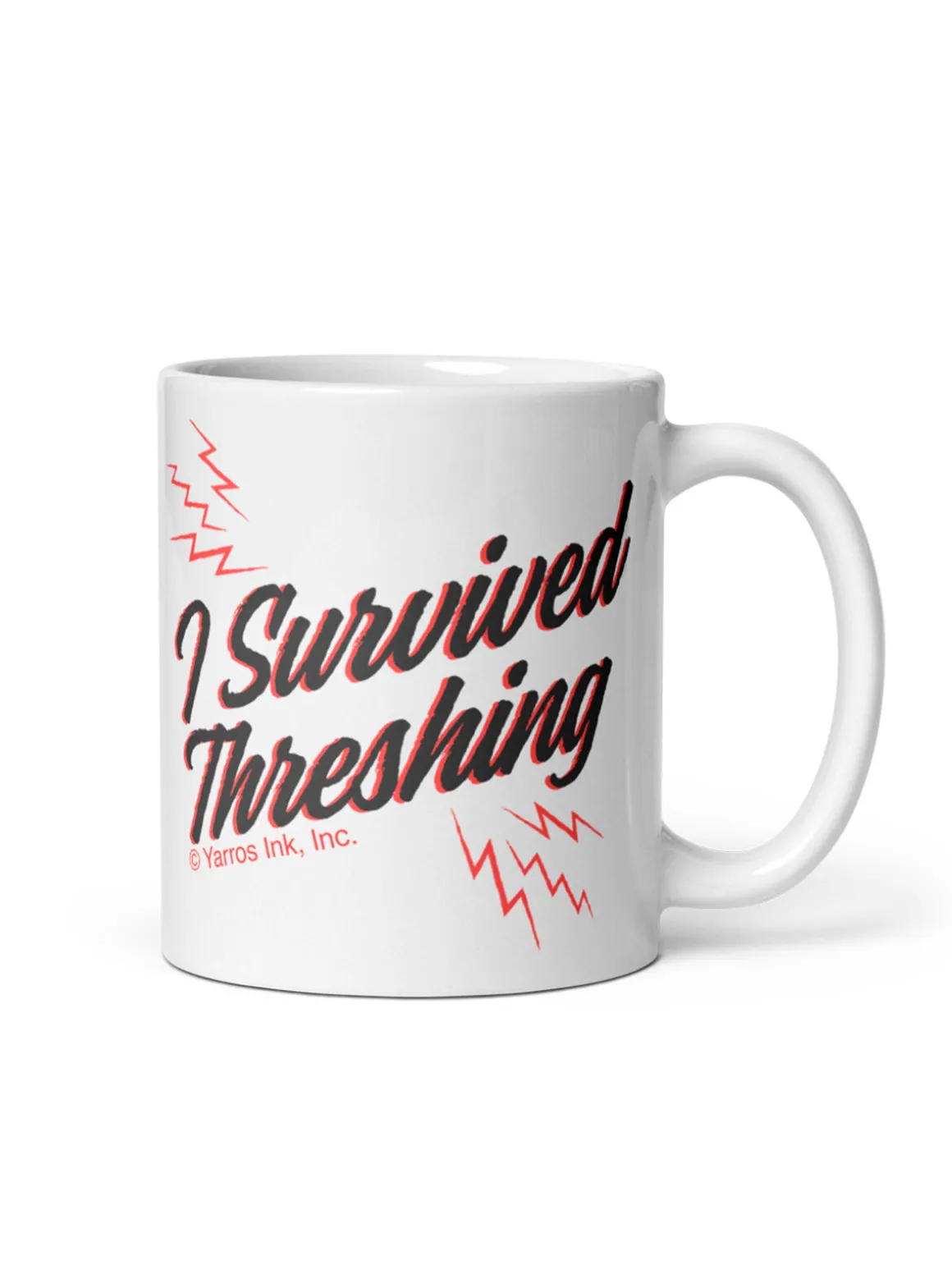 Fourth Wing: I Survived Threshing Mug (Print Shop)