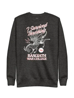 Fourth Wing: I Survived Threshing Unisex Sweatshirt (Print Shop)