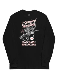 Fourth Wing: I Survived Threshing Unisex Long Sleeve (Print Shop)