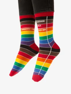 Library Card: Pride socks