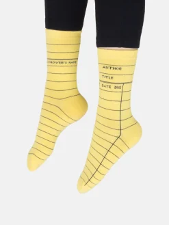 Library Card: Yellow socks