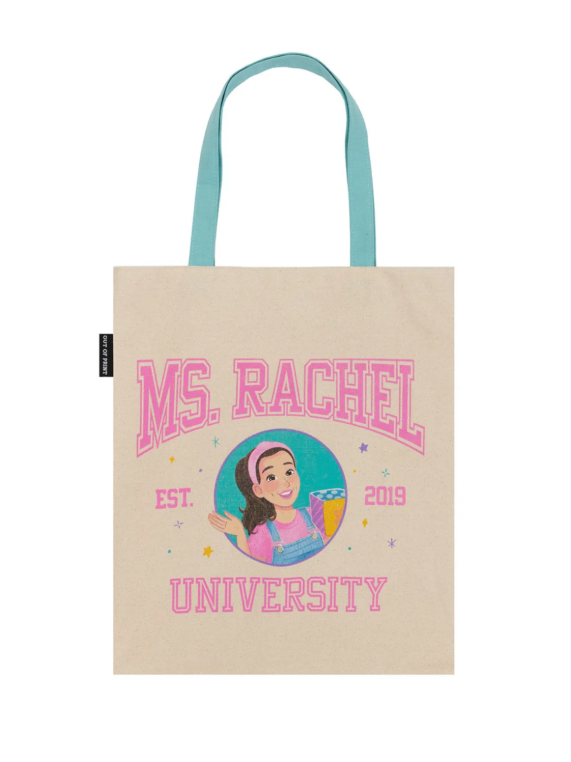 Ms. Rachel University tote bag