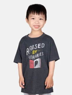 Raised by Libraries Kids' T-Shirt