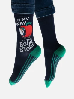 Richard Scarry: On My Way to the Bookstore socks