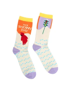 The Snowy Day socks
